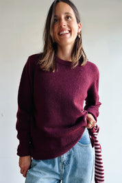 Kaniel pull bordeaux