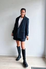 Zody blazer bruin blauw