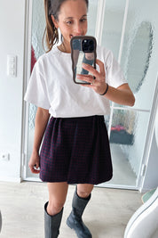 Zody rokje bordeaux blauw