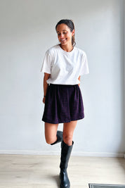 Zody rokje bordeaux blauw