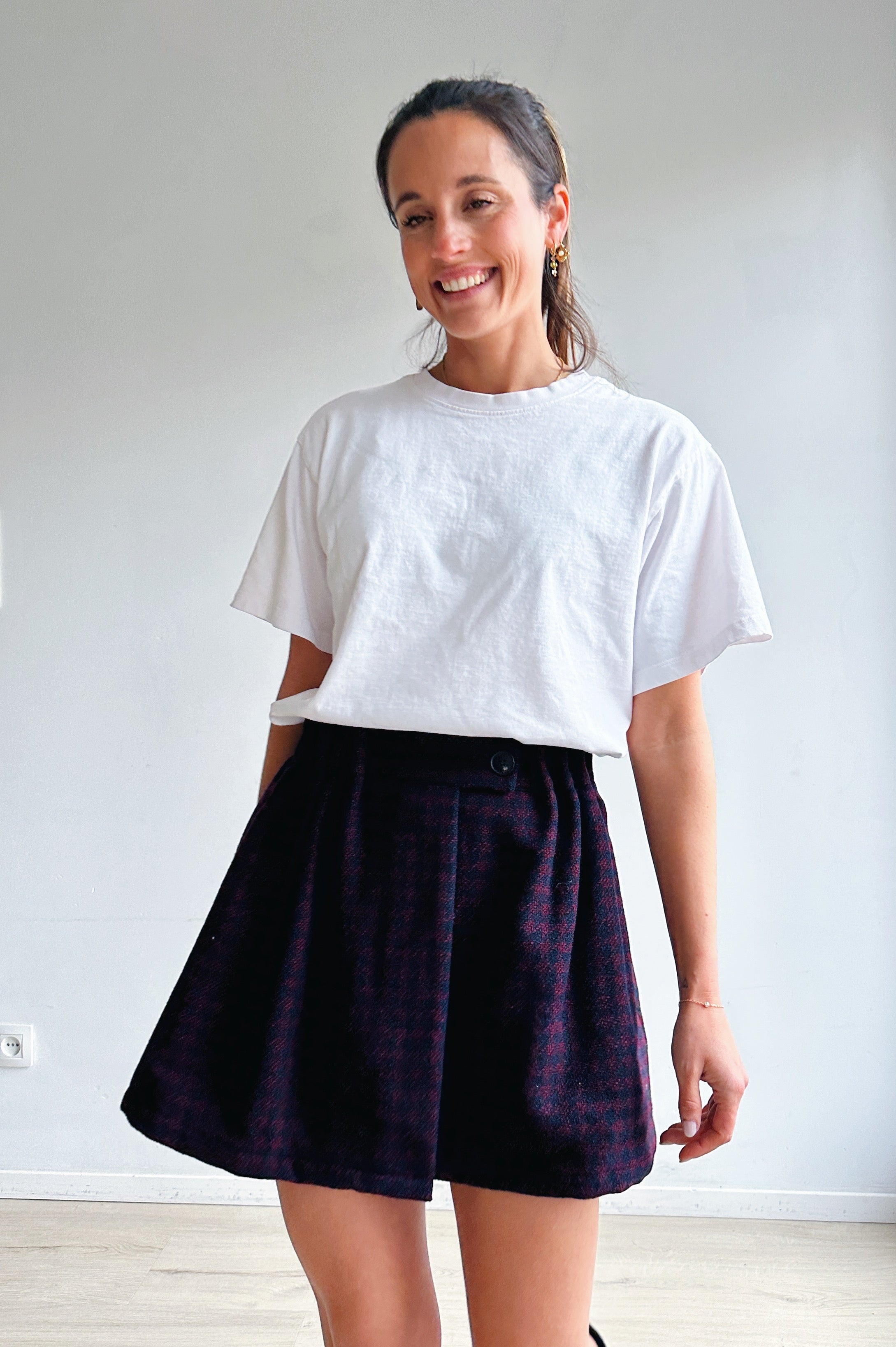 Zody rokje bordeaux blauw