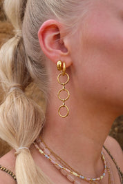 Ella small hoop gold