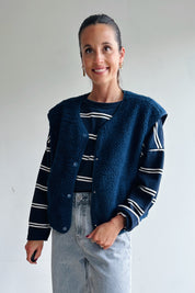 Willa gilet blauw