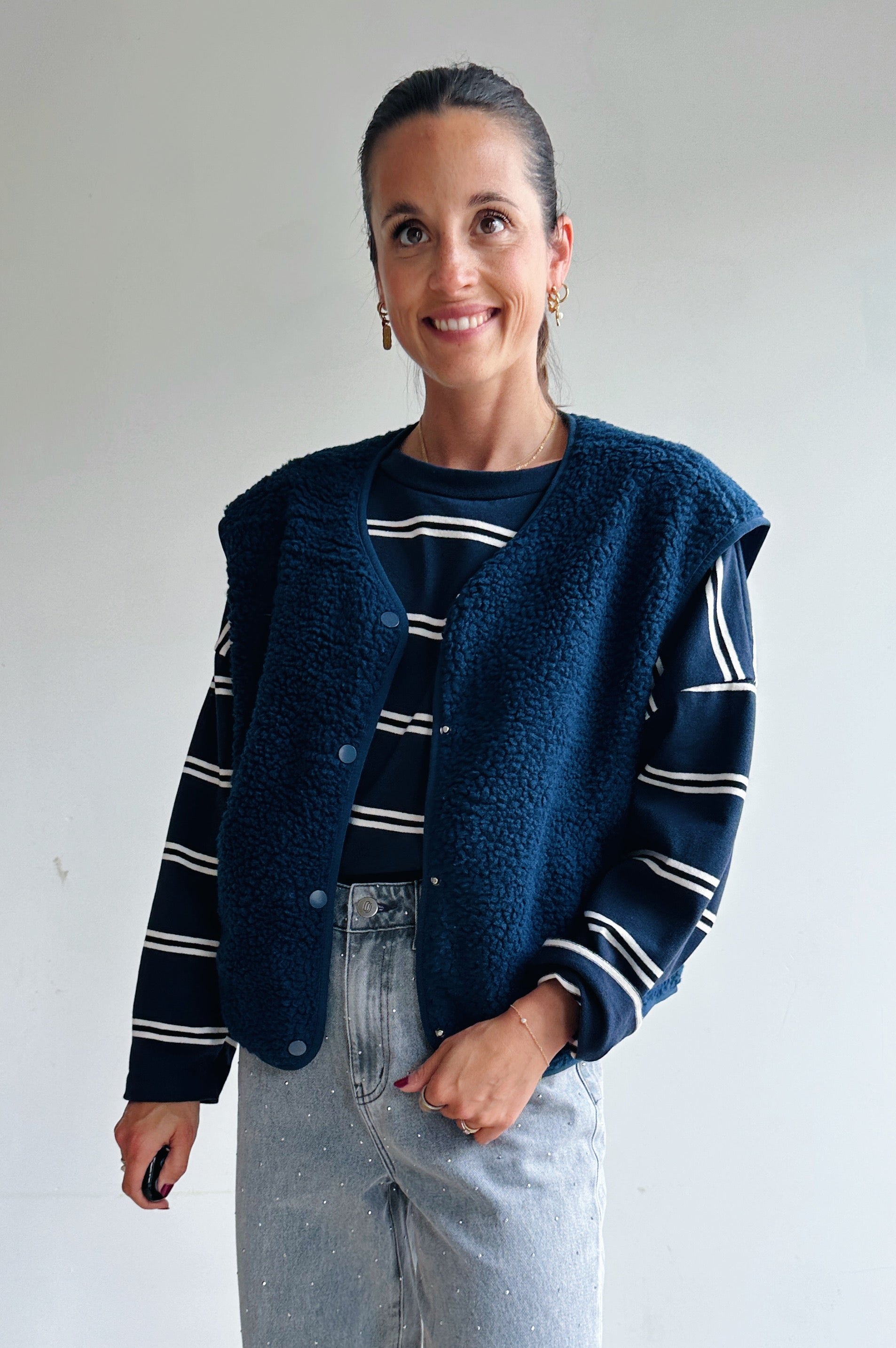 Willa gilet blauw