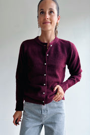 Kaniel gilet bordeaux