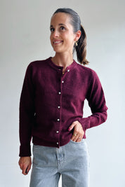 Kaniel gilet bordeaux