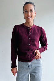 Kaniel gilet bordeaux
