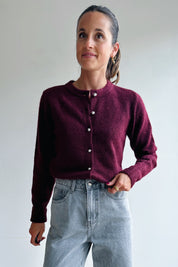 Kaniel gilet bordeaux
