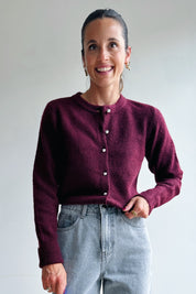 Kaniel gilet bordeaux
