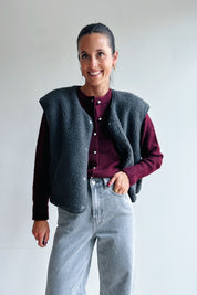 Willa gilet grijs