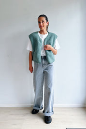 Willa gilet groen