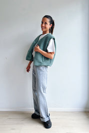 Willa gilet groen