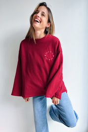 Lauranne longsleeve t-shirt bordeaux