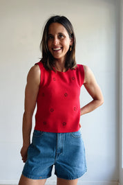 Louise top rood