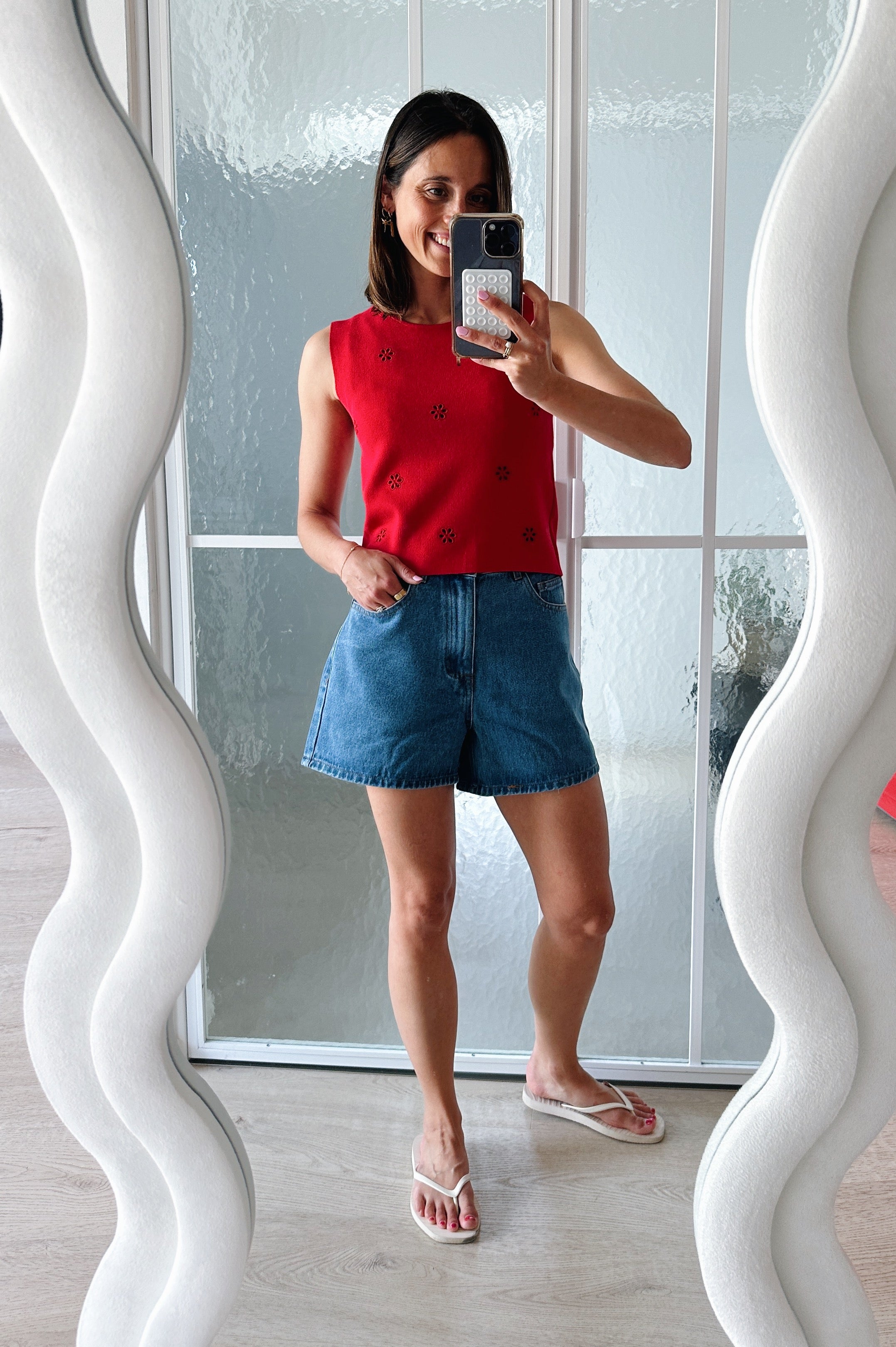 Louise top rood