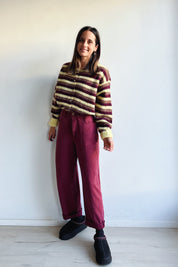 Clara jeans washed bordeaux