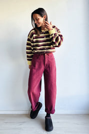 Clara jeans washed bordeaux