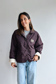 Lotta reversible jas chocolade