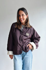 Lotta reversible jas chocolade
