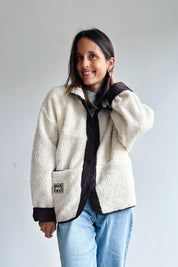 Lotta reversible jas chocolade