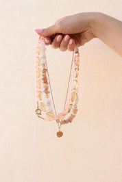 Twirl necklace gold