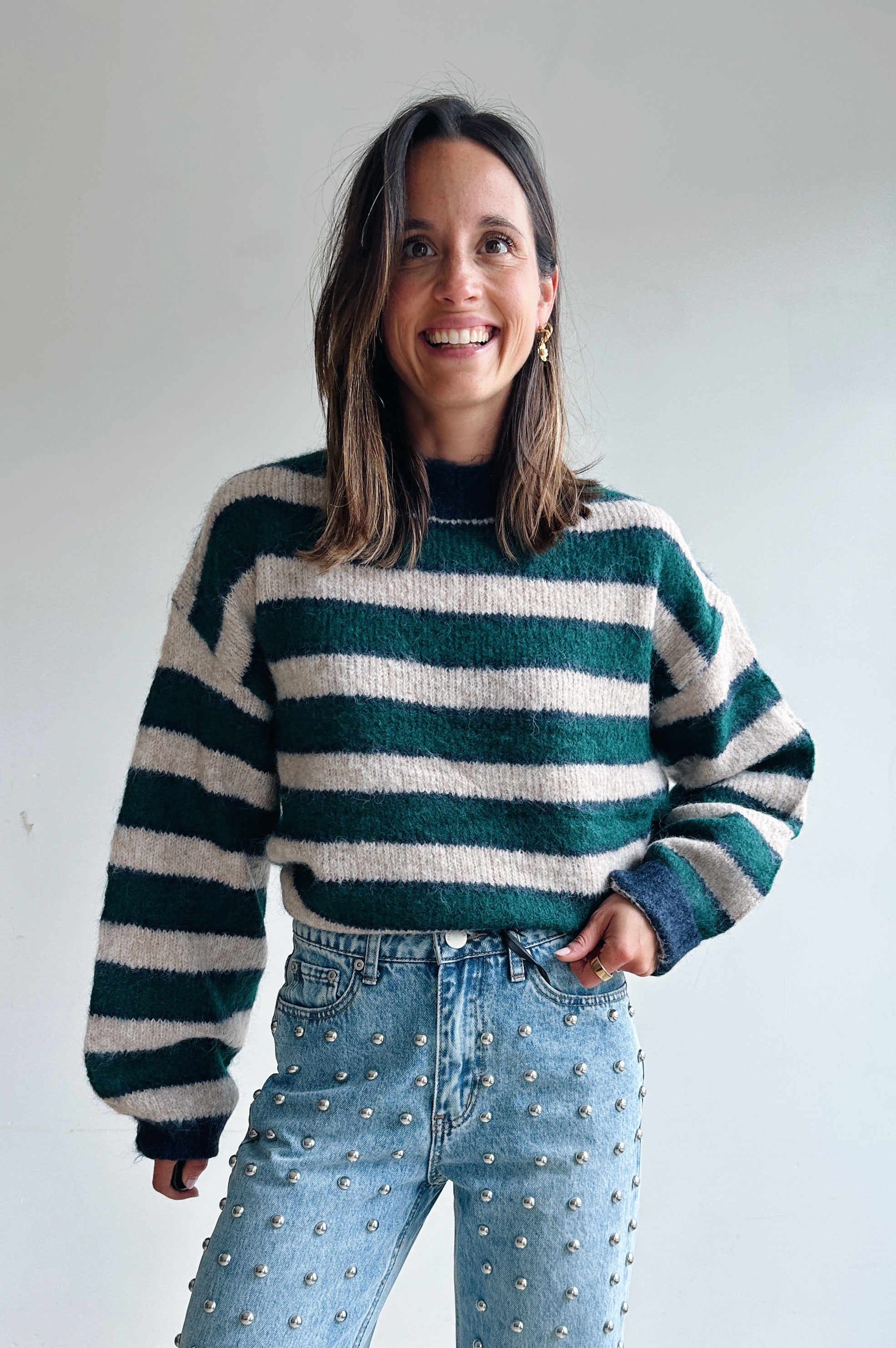 Donna pull groen