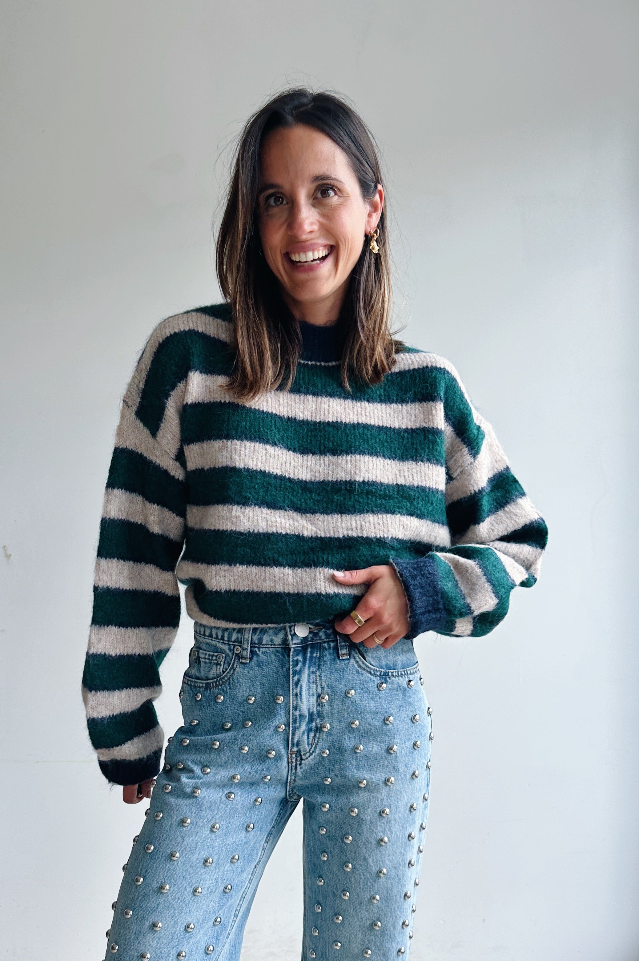 Donna pull groen