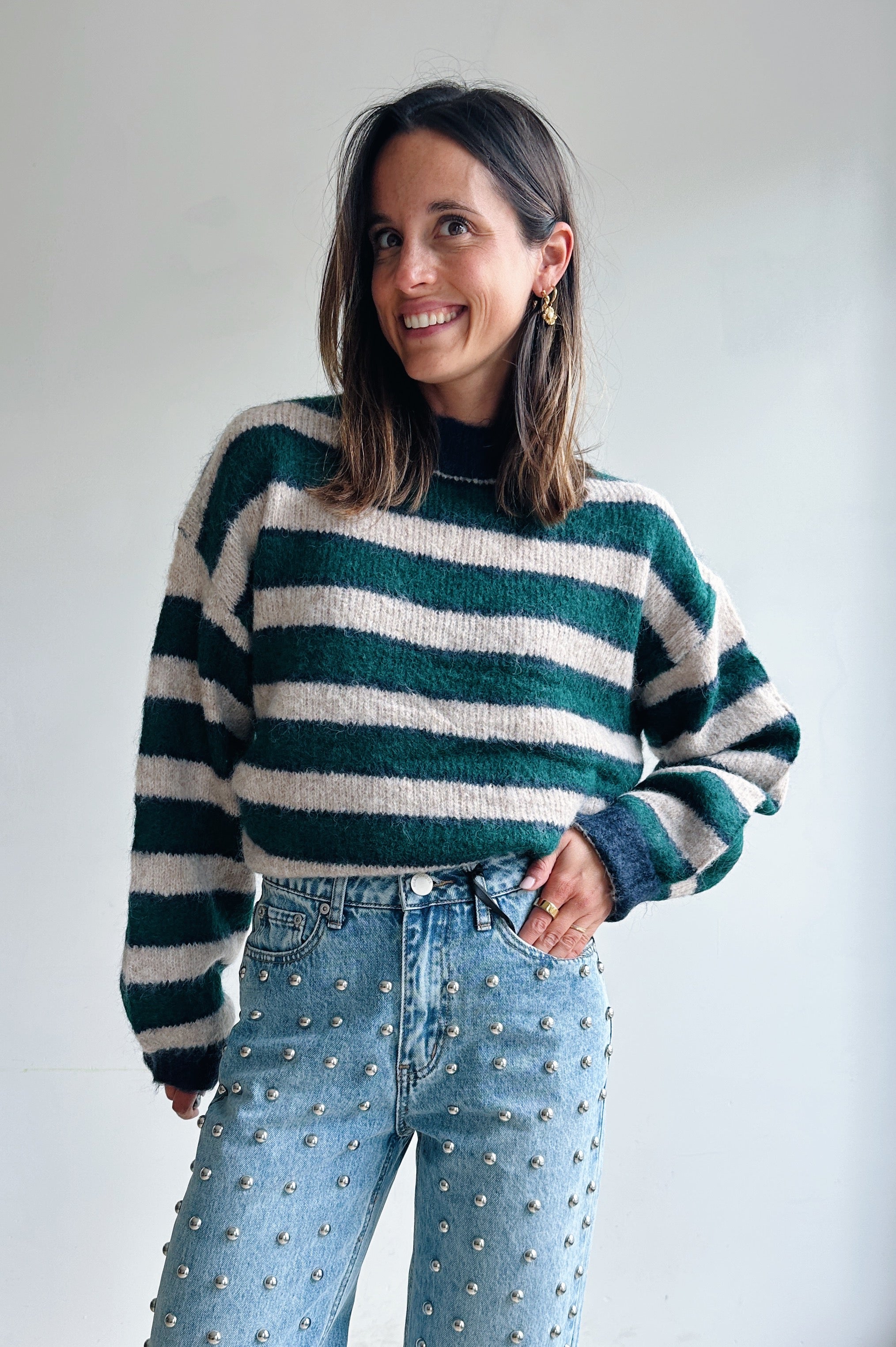 Donna pull groen