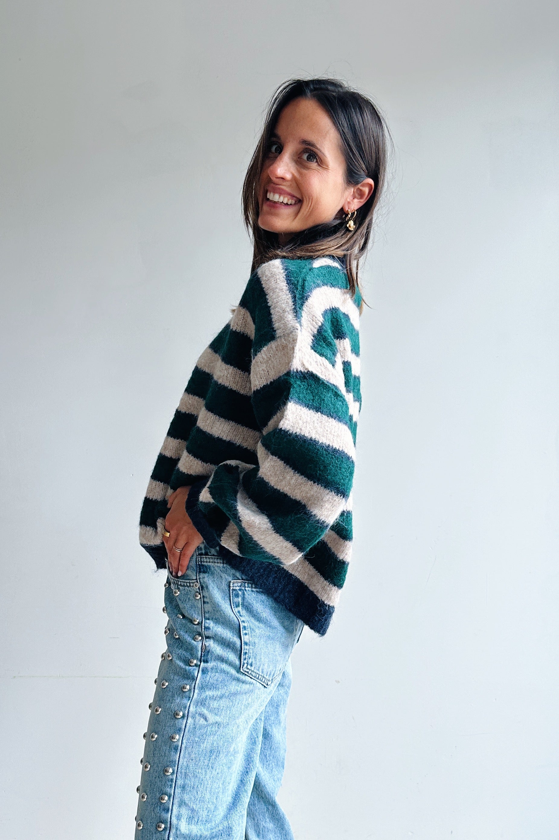 Donna pull groen