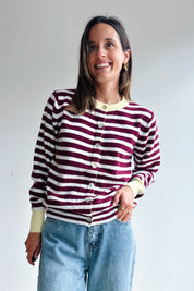 Suzanne gilet bordeaux