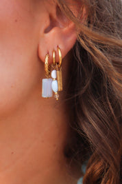 Shine white hoop