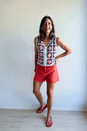 Belle short corail