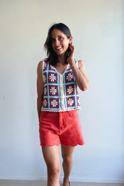 Belle short corail