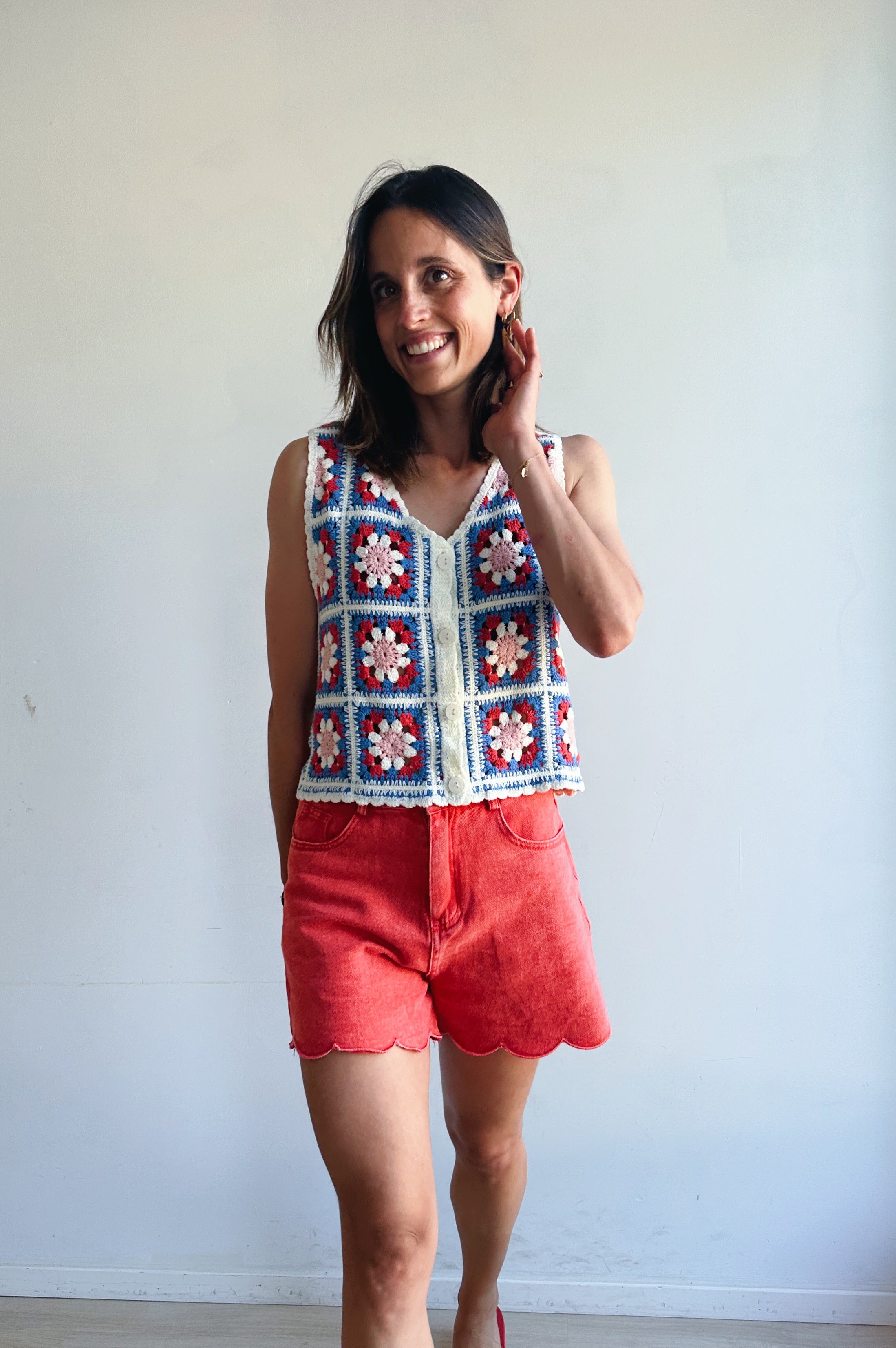 Belle short corail