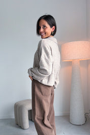 Linsey polo pull beige