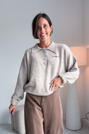 Linsey polo pull beige