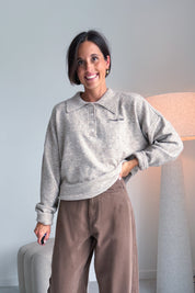 Linsey polo pull beige