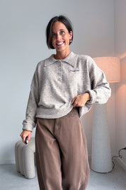 Linsey polo pull beige