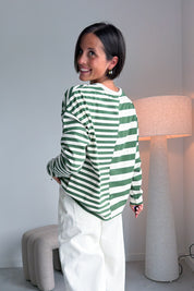 Tonal longsleeve groen