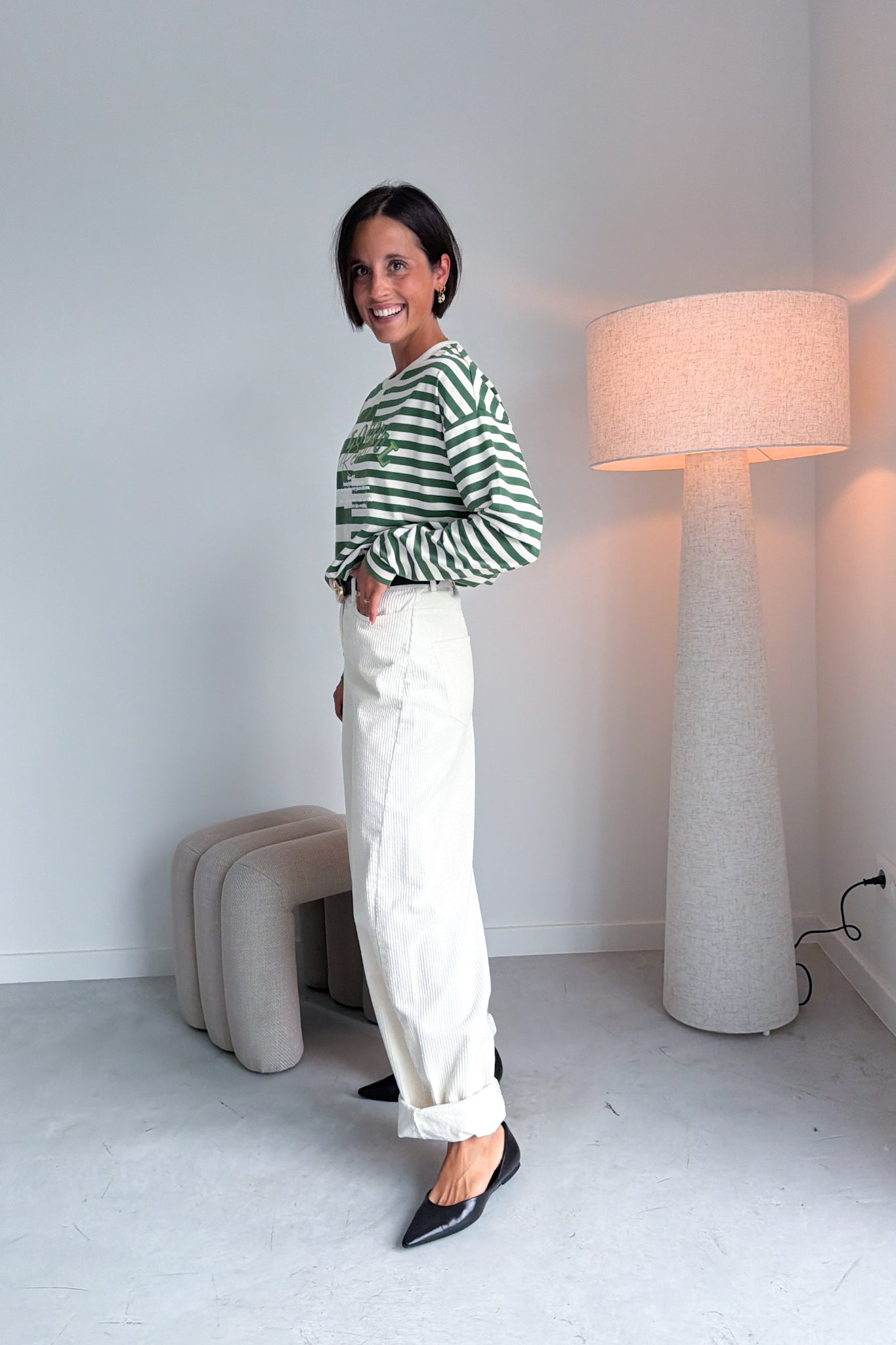Tonal longsleeve groen