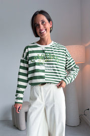 Tonal longsleeve groen