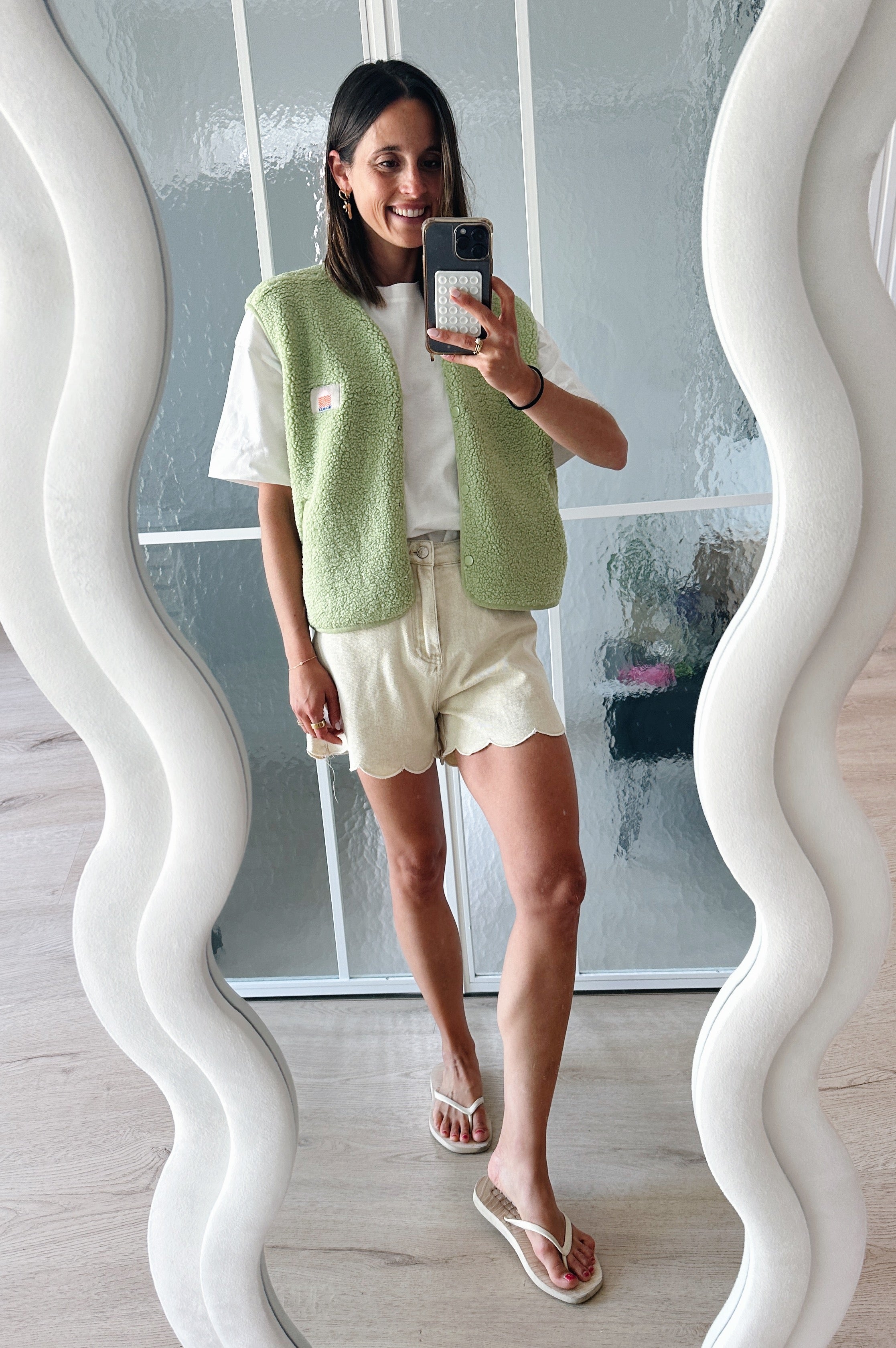 Vacances gilet olijfgroen