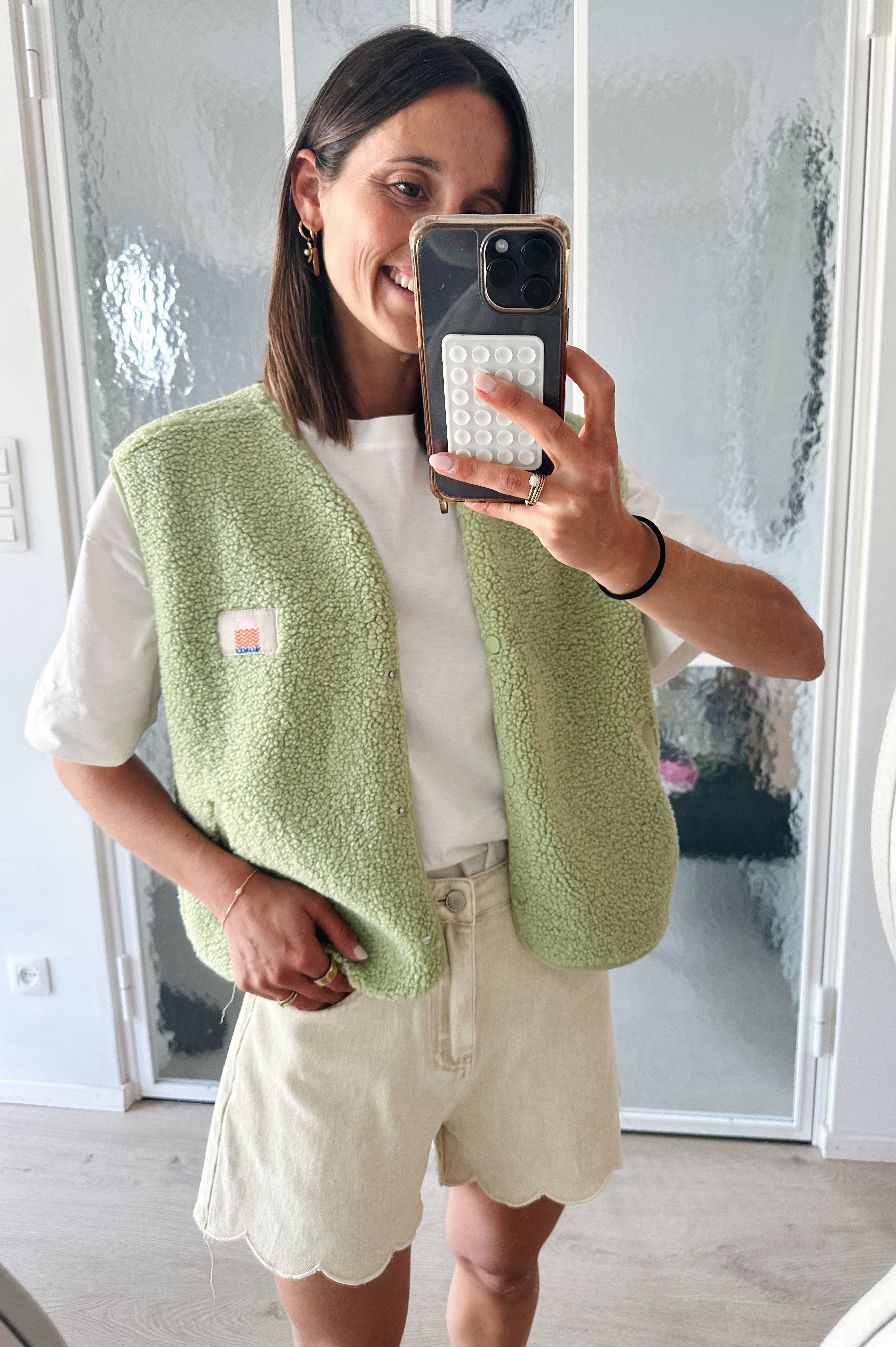 Vacances gilet olijfgroen