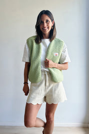 Vacances gilet olijfgroen