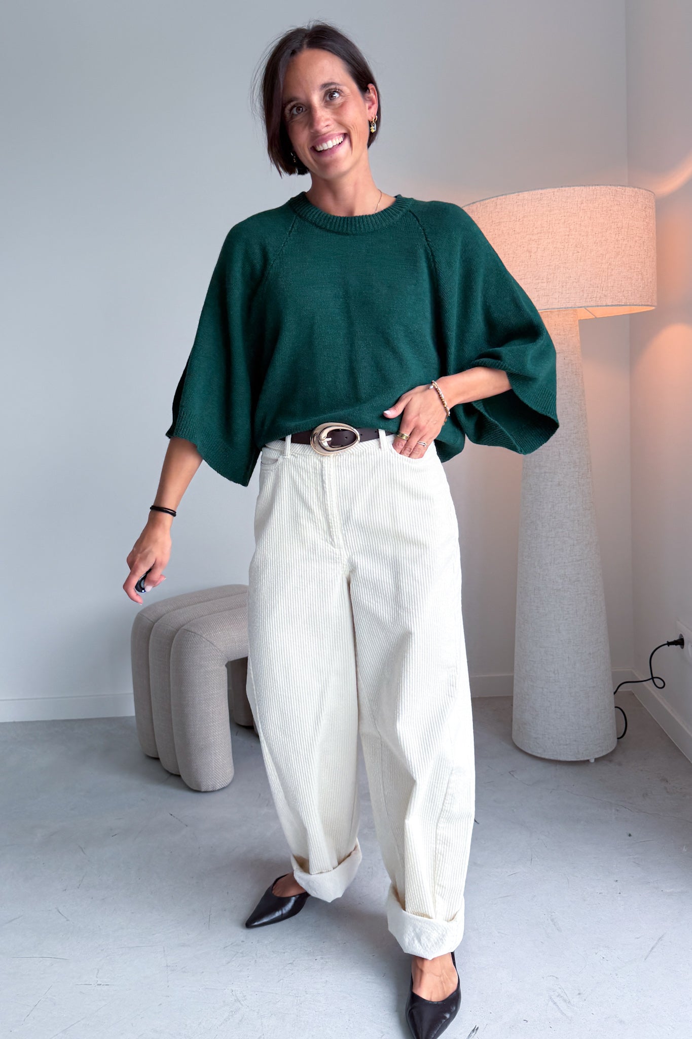 Merel pulletje groen