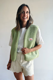 Vacances gilet olijfgroen