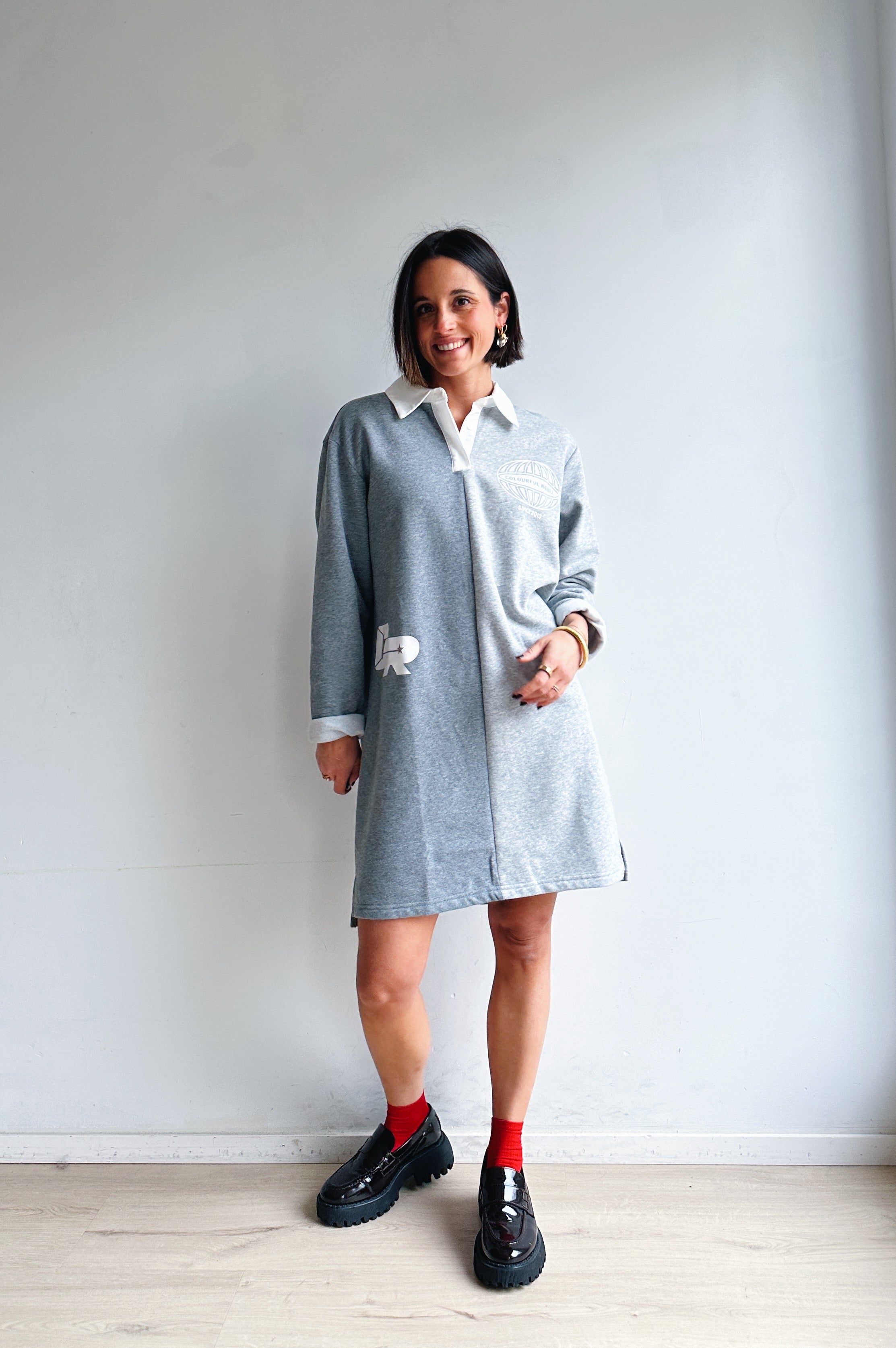 Ninny polo sweater jurk