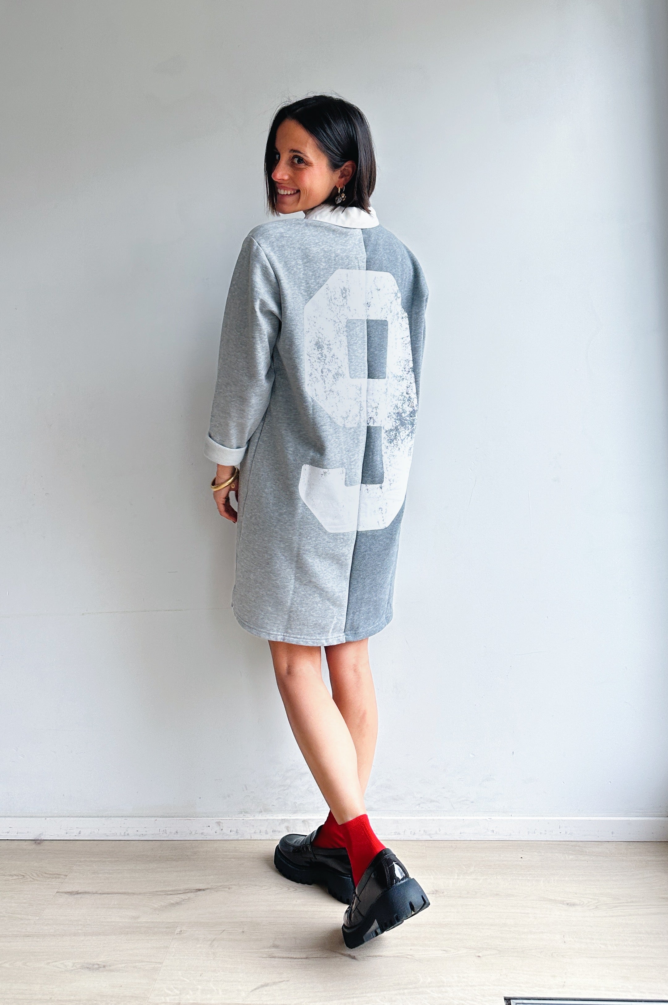 Ninny polo sweater jurk