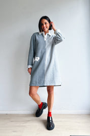 Ninny polo sweater jurk