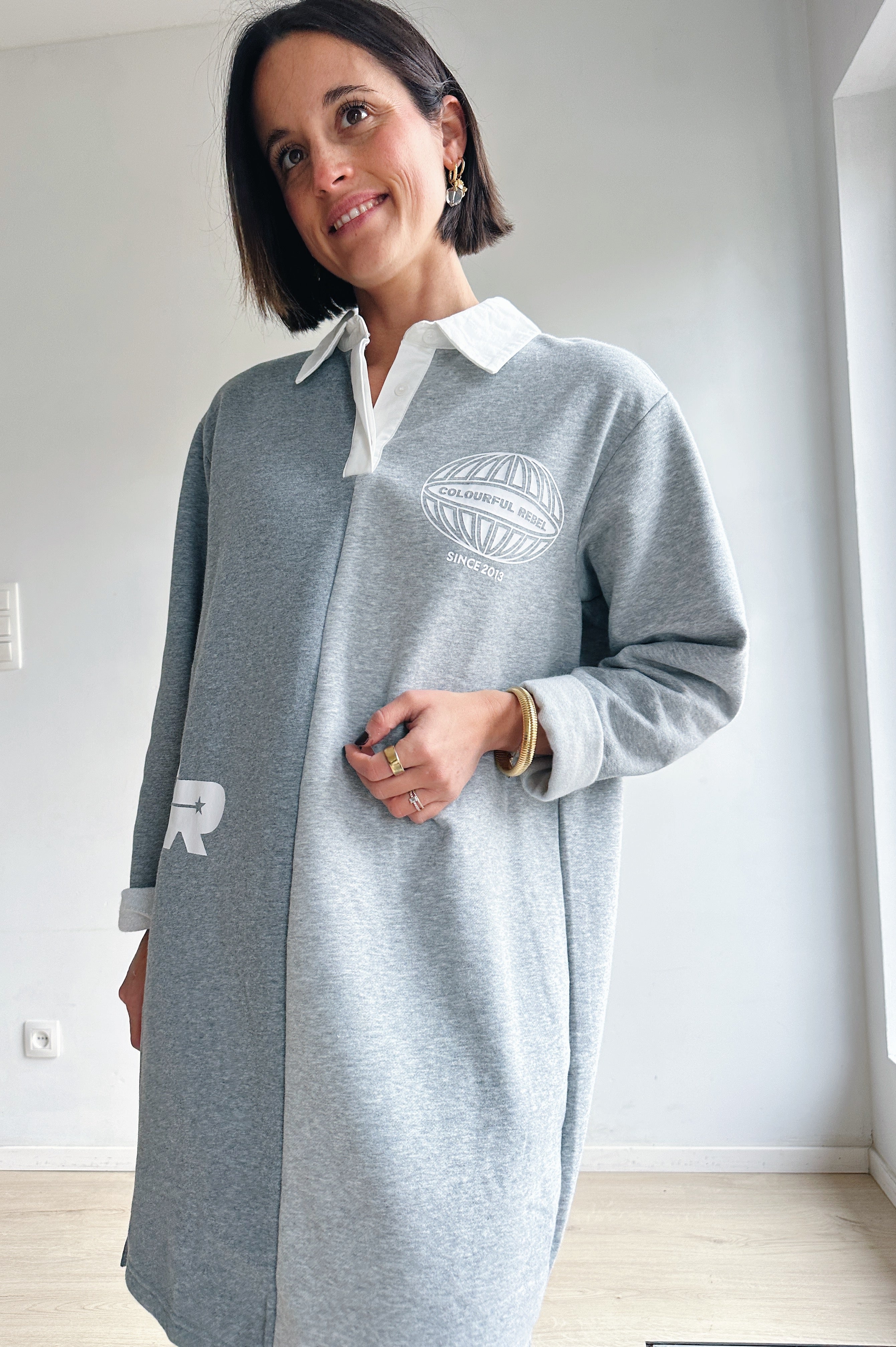 Ninny polo sweater jurk